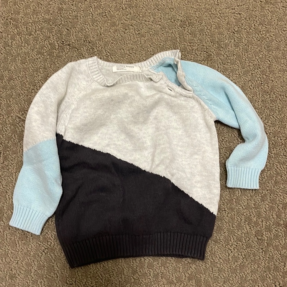 Miles baby sweater